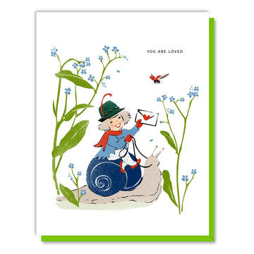 You Are Loved Snail Mail Card