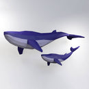 Whale 3D PaperCraft Wall Art Kit-1