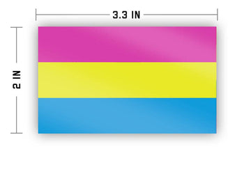 Pansexual Pride Flag Sticker - 0