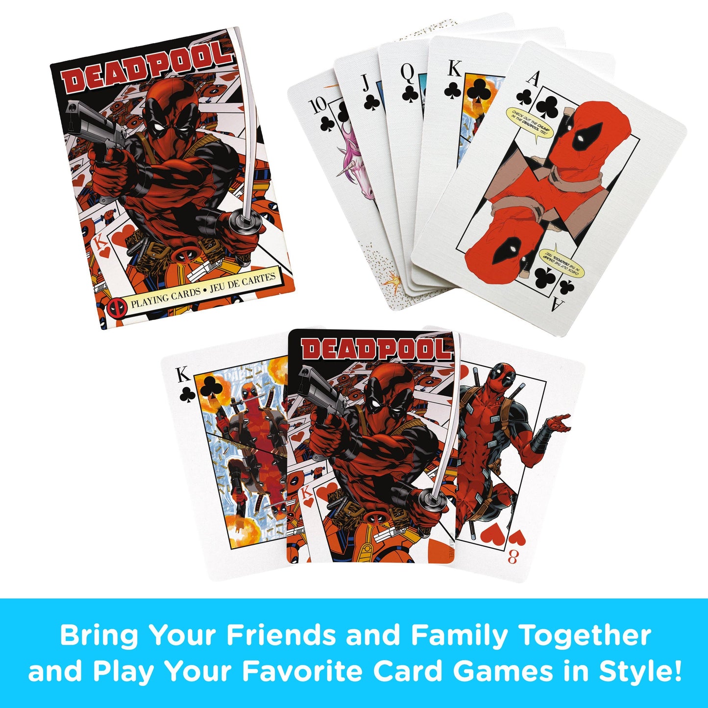 Marvel Deadpool Mirror Playing Cards