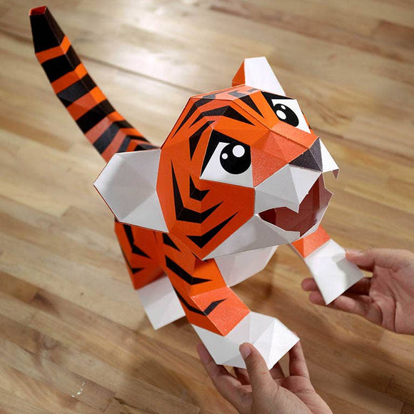 Baby Tiger PaperCraft Art Kit