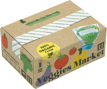 Vegetables Hako Sticker Box