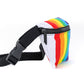 Rainbow Stripe Slim Fanny Pack