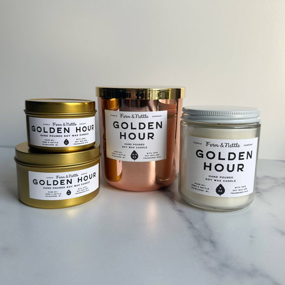 Golden Hour Soy Wax Candle
