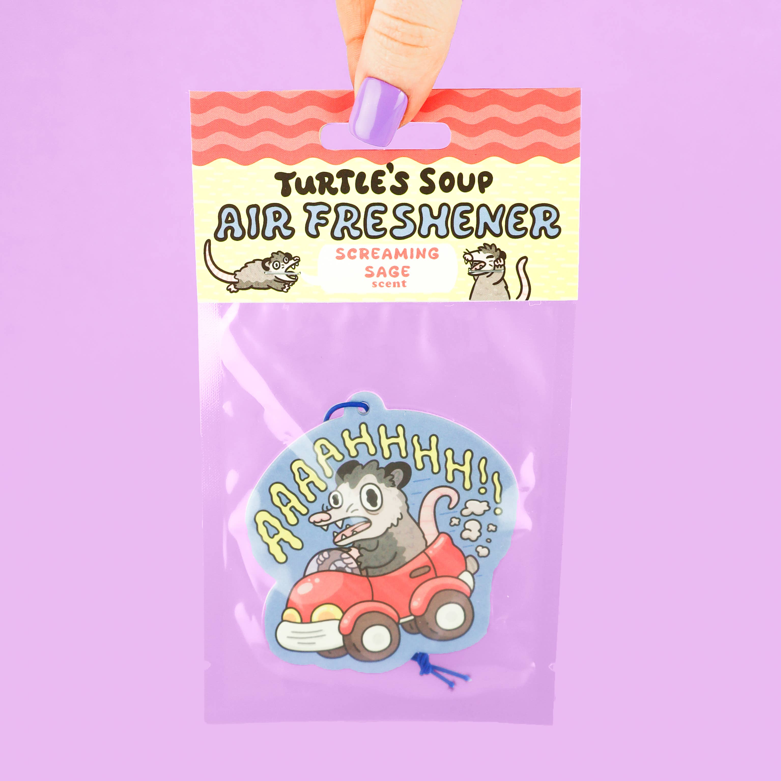 Panic Opossum Air Freshener