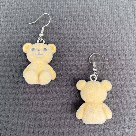 Fuzzy Bear Earrings