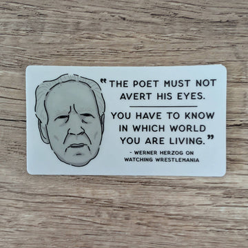 Werner Herzog Sticker