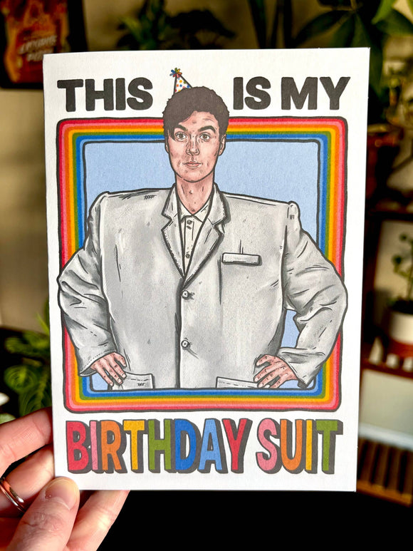Talking Heads David Byrne Birthday Card