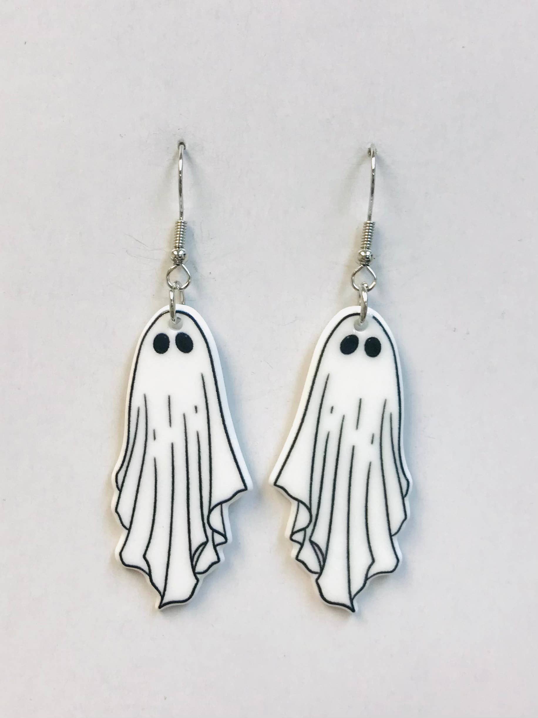 White Ghost Earrings