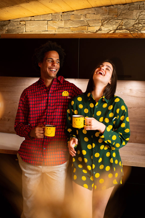 Smiley Enamel Mug