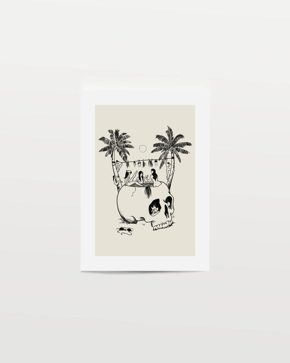 "The Freaky Tiki" Art Print