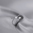 Dainty Double Star Ring-3