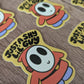 Just a Shy Little Guy Sticker