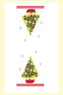 Storybook Christmas Tree Retro Tea Towel-3