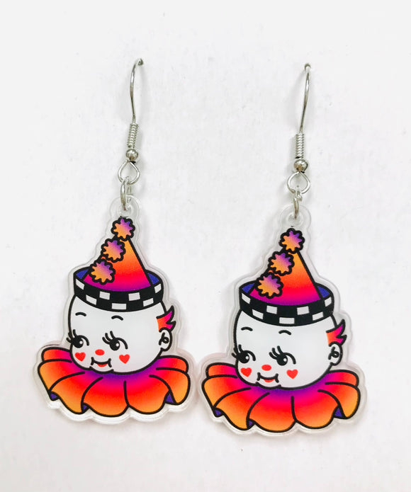 Clown Earrings