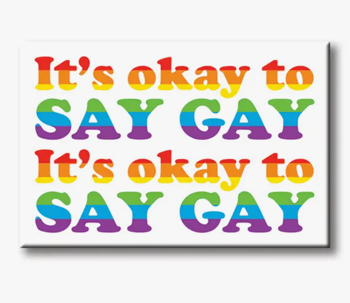It's Okay to Say Gay Magnet