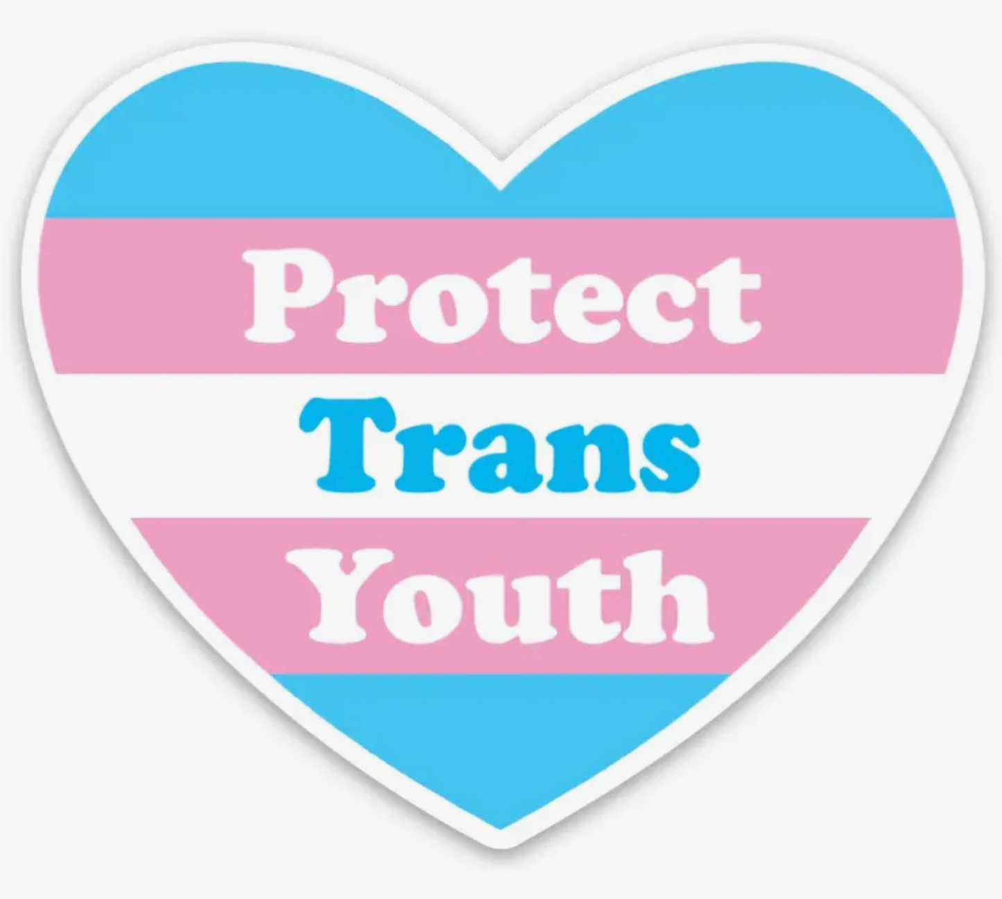 Protect Trans Youth Heart Sticker
