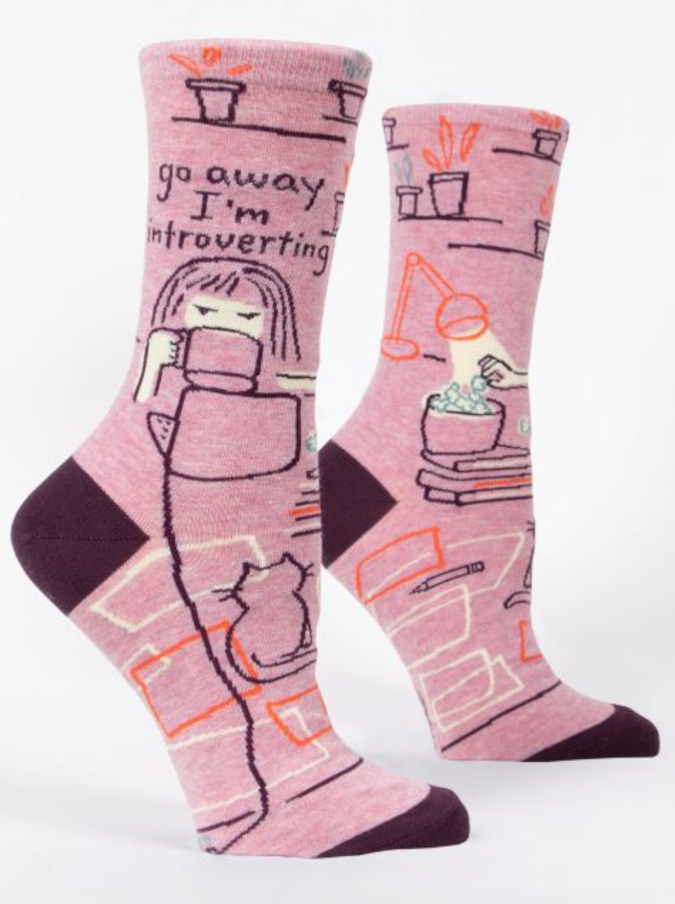 Introverting Women's Crew Socks
