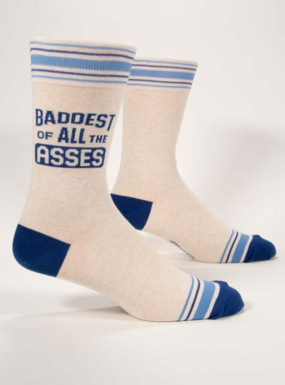 Baddest of Asses Men's Crew Socks