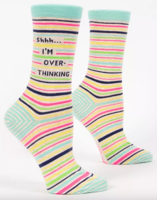 Overthinking Women's Crew Socks
