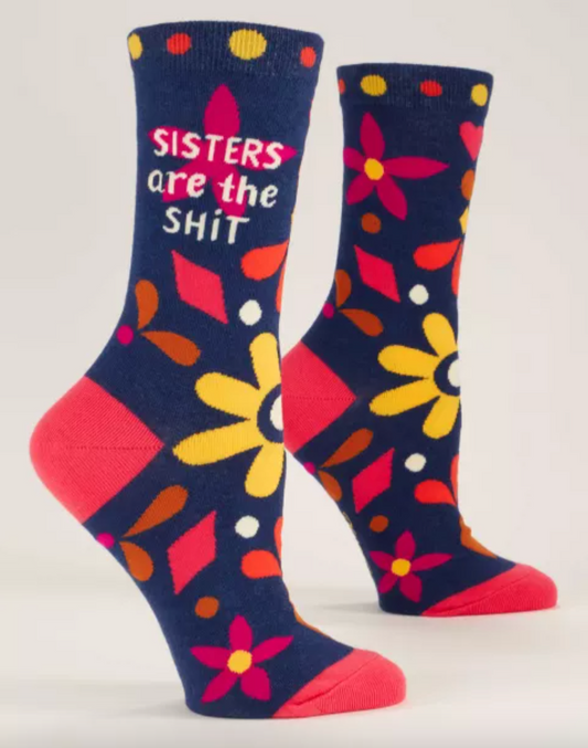 Sisters Are The Shit Women's Crew Socks