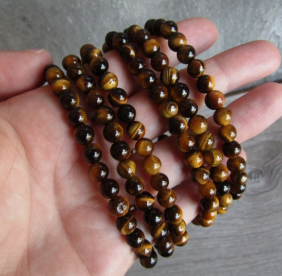 Gemstone Round Bead Bracelets