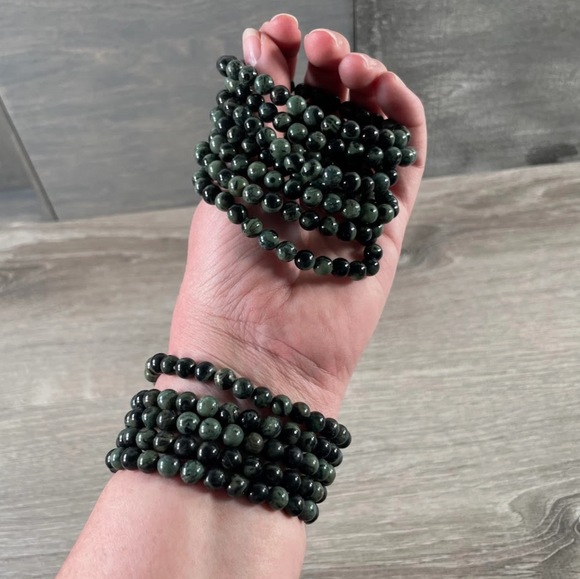 Gemstone Round Bead Bracelets