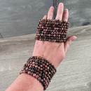 Gemstone Round Bead Bracelets-58