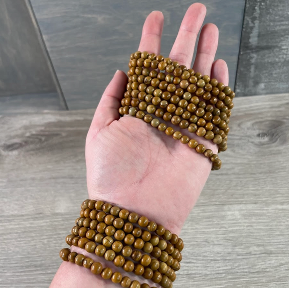 Gemstone Round Bead Bracelets