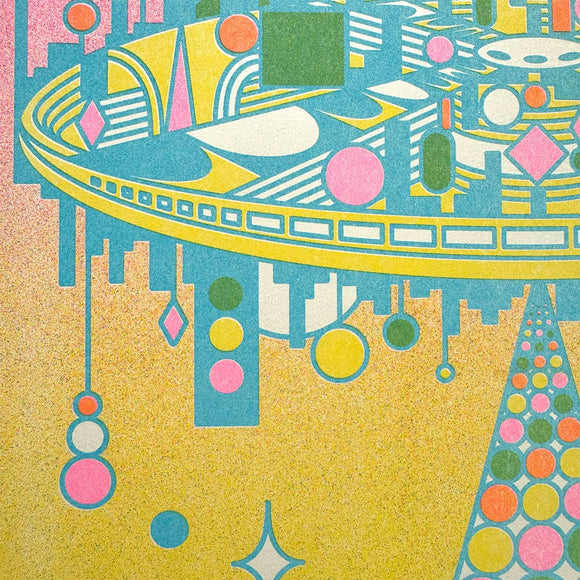 Encounter Risograph Print