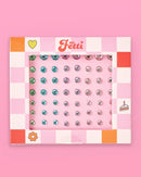 Pastel Applique Gem Set-1