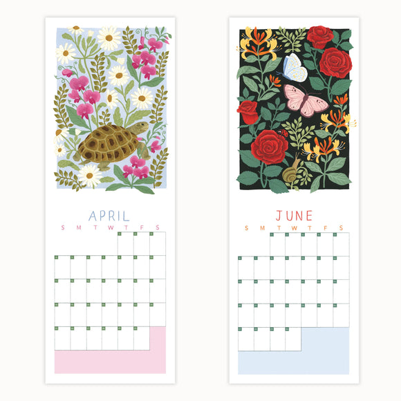 Papio Press Flora and Fauna 2027 Wall Calendar