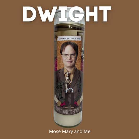 The Luminary Dwight Schrute Altar Candle