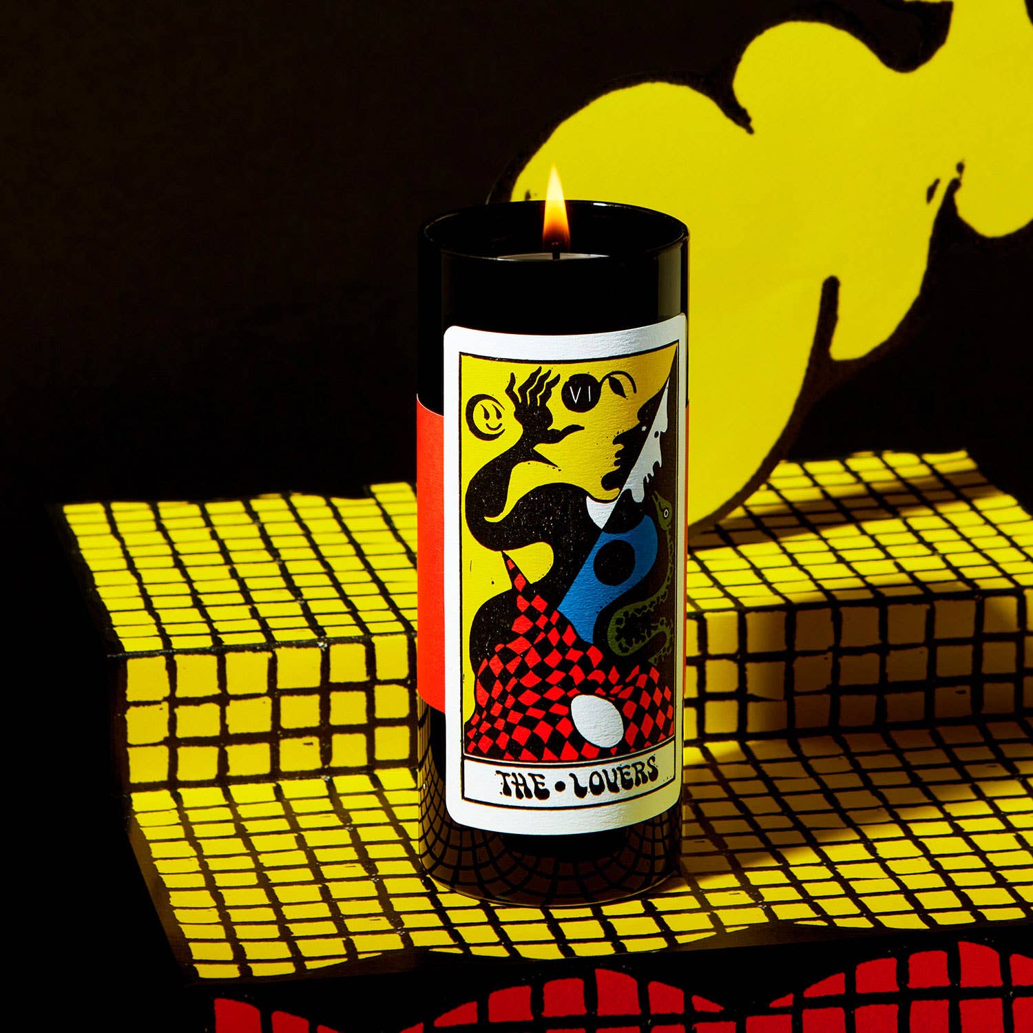 Tarot Lovers Candle - Orange + Moss Scent