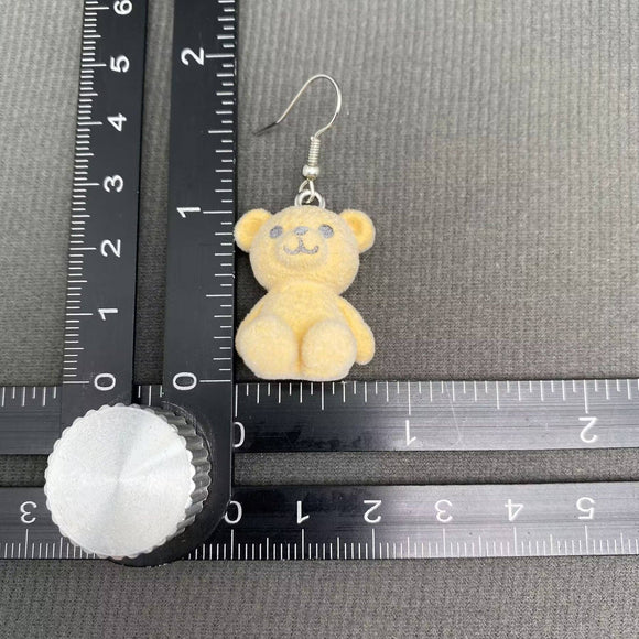 Fuzzy Bear Earrings