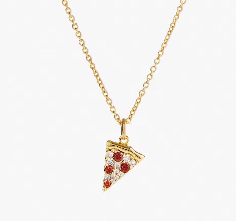 Slice 14k Plated Necklace