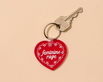 Feminine Rage PVC Keychain - 0
