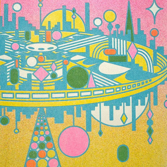 Encounter Risograph Print