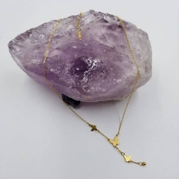 Butterfly Lariat Necklace - 0