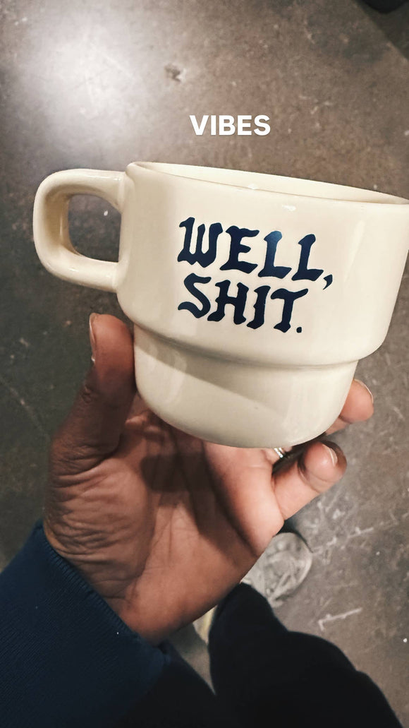 Well, Shit. Retro Diner Mug