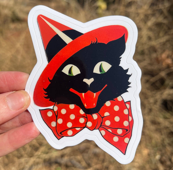 Cat Witch Sticker