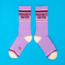 Favorite Sister Gym Crew Socks-5
