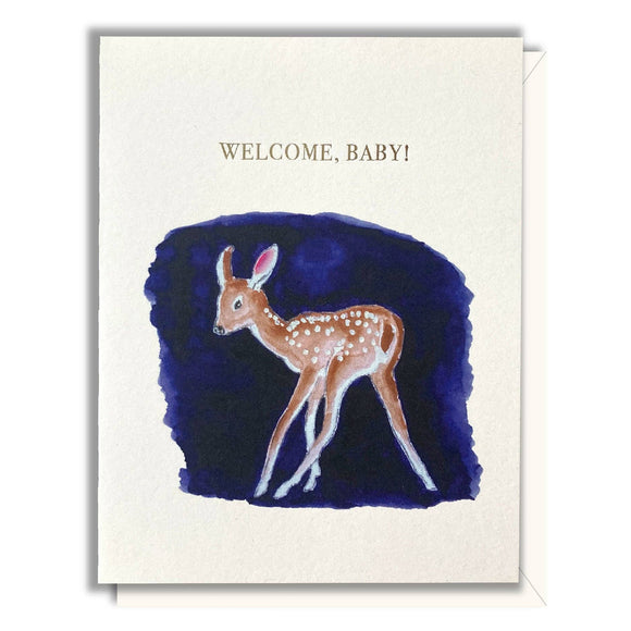Fawn Baby Card