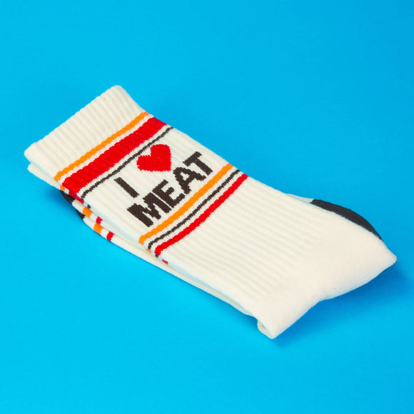 I <3 Meat Gym Crew Socks