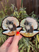 Kitty in a Shell Sticker-3