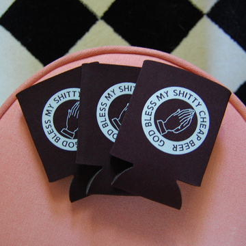 God Bless my Beer Can Cooler - 0