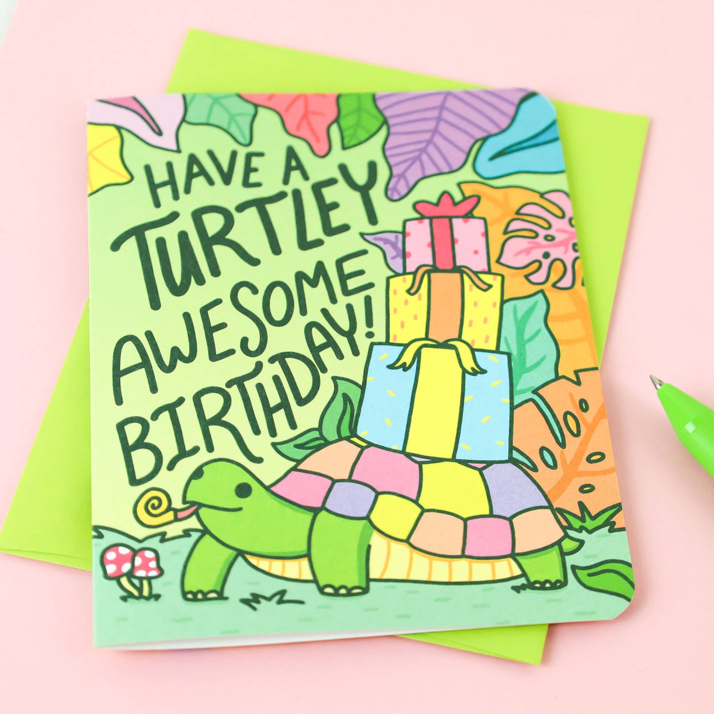 Turtley Awesome Birthday Card