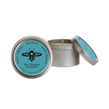Beeswax Aromatherapy Candle Travel Tins - 0