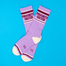 Favorite Sister Gym Crew Socks-2