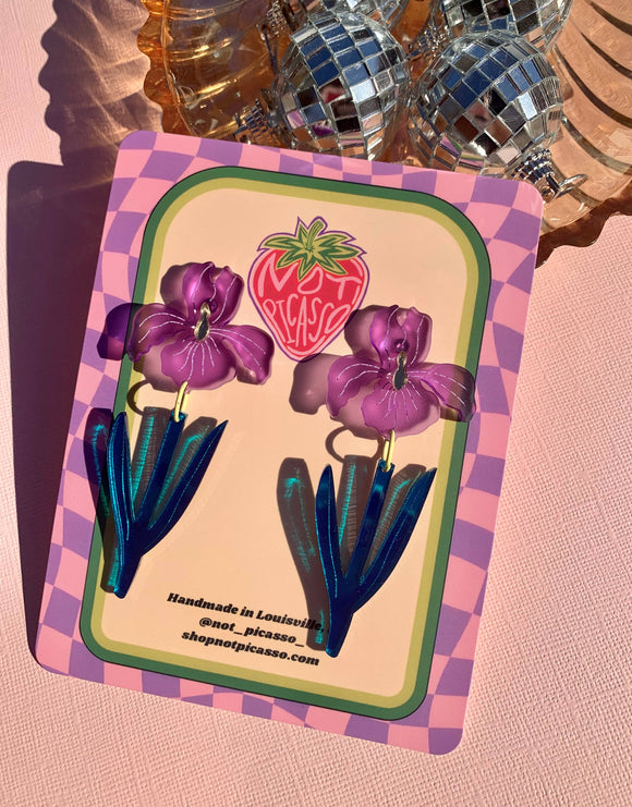 Irises Earrings